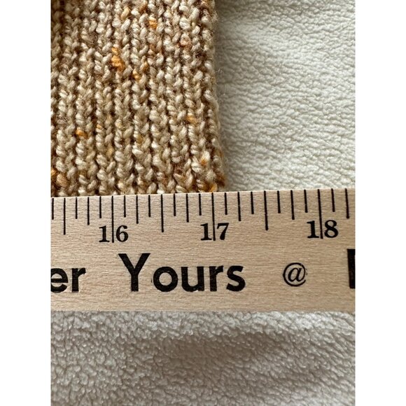 Vintage Sorrel Pattern Hand Knit Butterscotch Women's SZ Medium - Picture 6 of 9